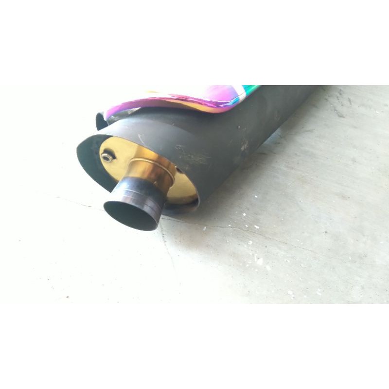 knalpot tsukigi vnd supra 110 fulset tameng corong