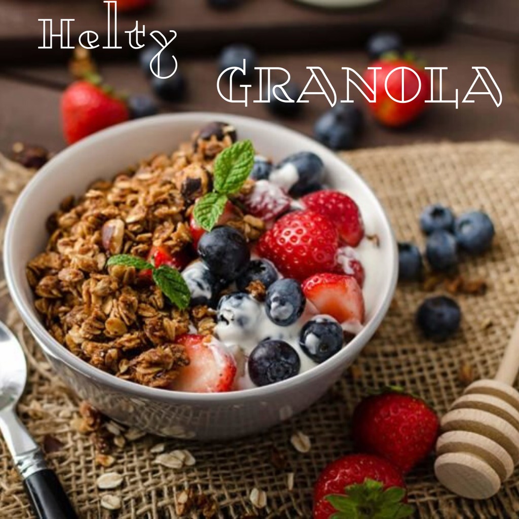 

Helty Granola - Honey, Coconut, Almond & Raisin - Low Sugar - 100g