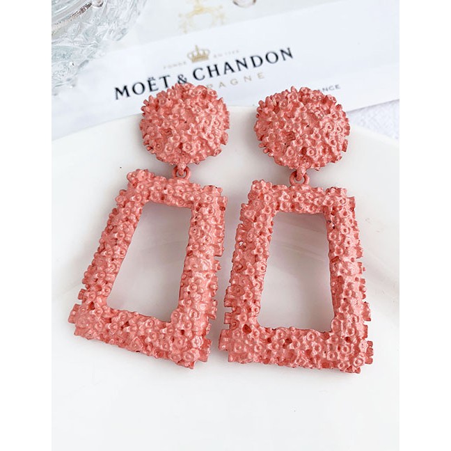 LRC Anting Tusuk Fashion Green Alloy Diamond Earrings F66528