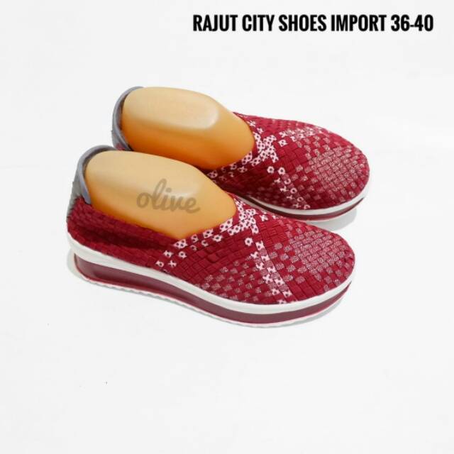 Rajut SHOES Tinggi Import