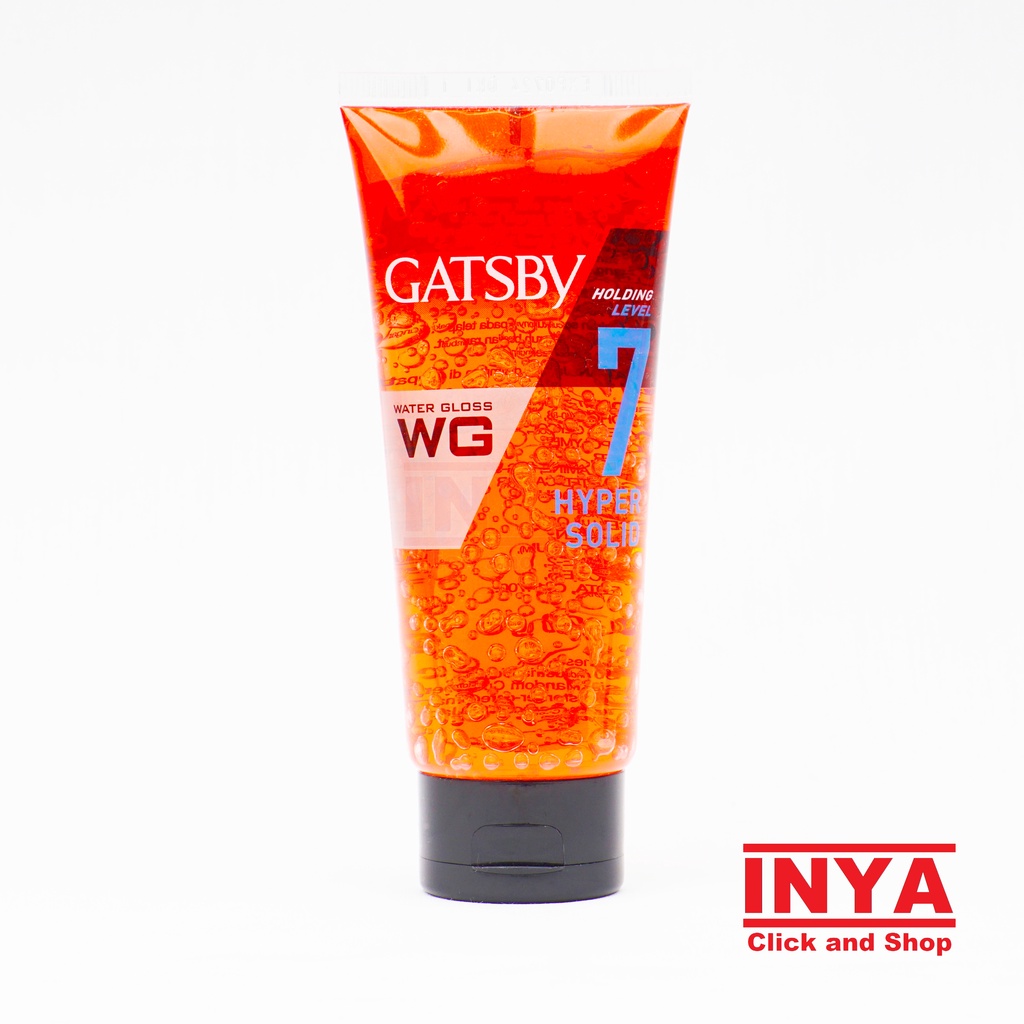 GATSBY WG WATER GLOSS HYPER SOLID LEVEL 7 HAIR GEL 100gr