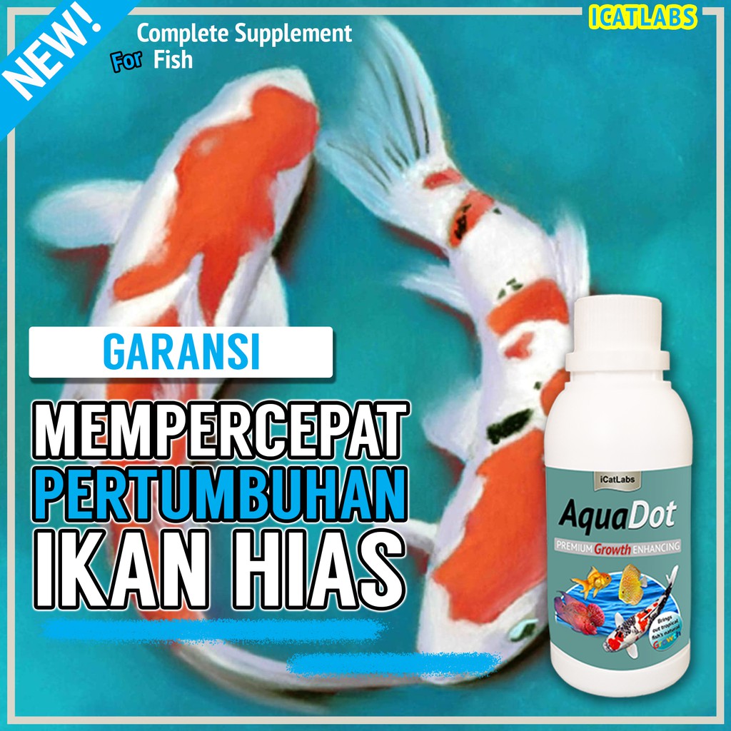 [B3] AQUADOT PAKAN GROWTH IKAN AQUARIUM IKAN KOI ARWANA IKAN KOKI IKAN HIAS IKAN ARWANA IKAN LOUHAN