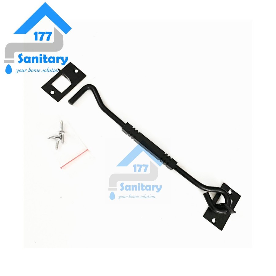 Hak Angin Jendela RV 8 inch Sepasang- Penyangga Pengait Penahan Cantolan Kunci Jendela 20cm Window Hook Kait