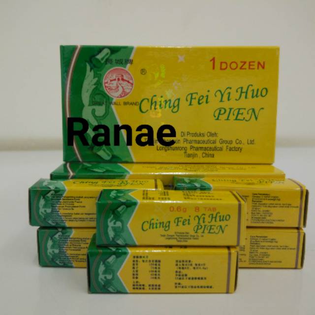 Eceran pt perdana Ching Fei Yi Huo Pien - Obat batuk herbal ecer