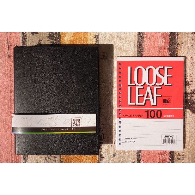 

BINDER BANTEX A5 + LOOSE LEAF JOYKO A5 ISI 100 || ALAT TULIS KANTOR || KULIAH