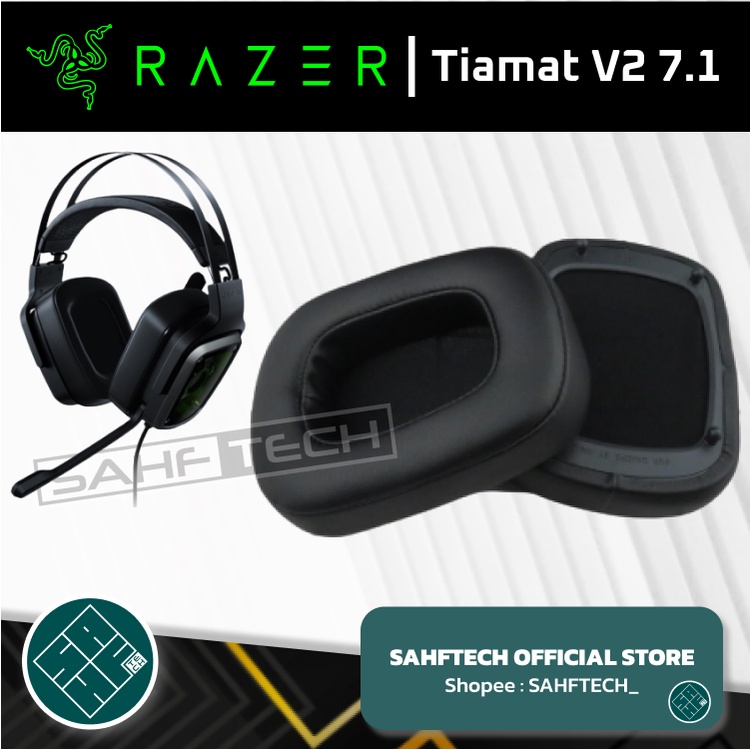 Bantalan Busa Razer Tiamat V2 7.1 Earpad Earcup Ear Pad Cup Cushion Foam Pengganti Replacement