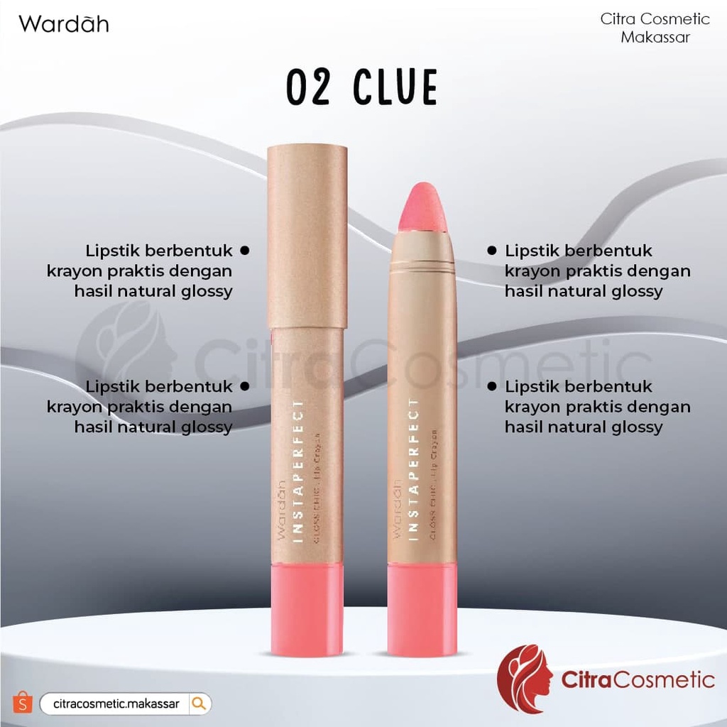 Wardah Instaperfect Gloss Chic Lip Crayon