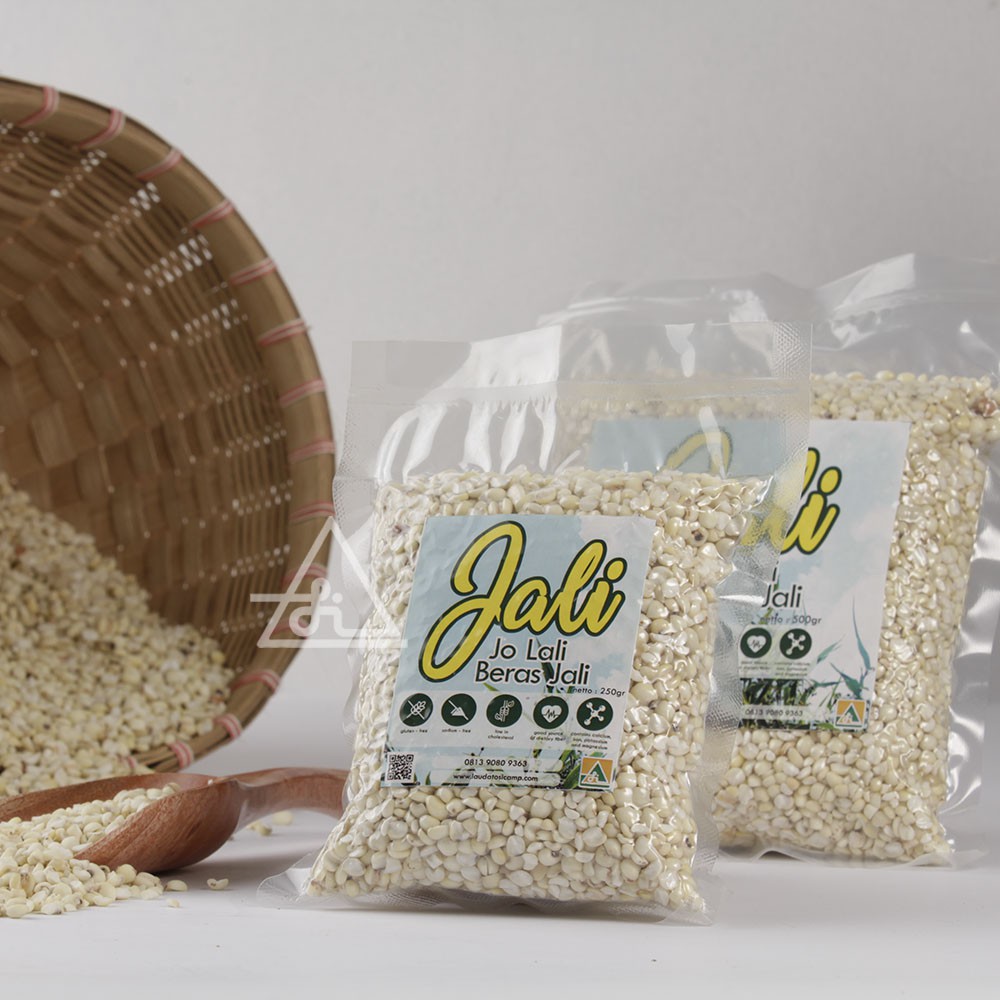 

Beras Jali Lokal / Hanjeli / Jali Aceh Premium | Kemasan 1 kg