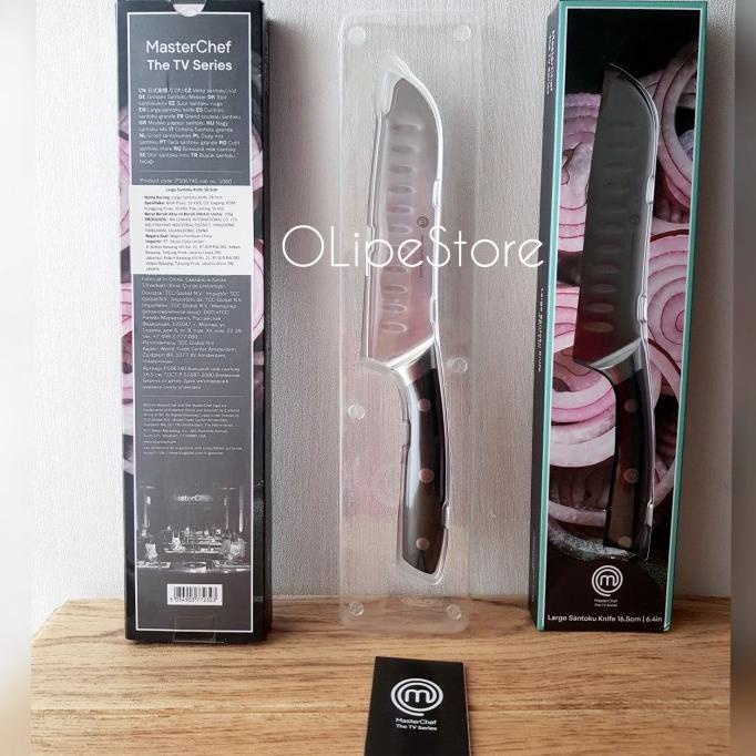 Promo Pisau dapur Pisau Daging MasterChef Master Chef Santoku knife 16.5 cm ada