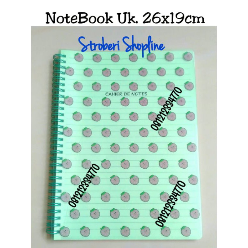 

Buku Tulis (NoteBook) Strawberry Uk. 26x19cm