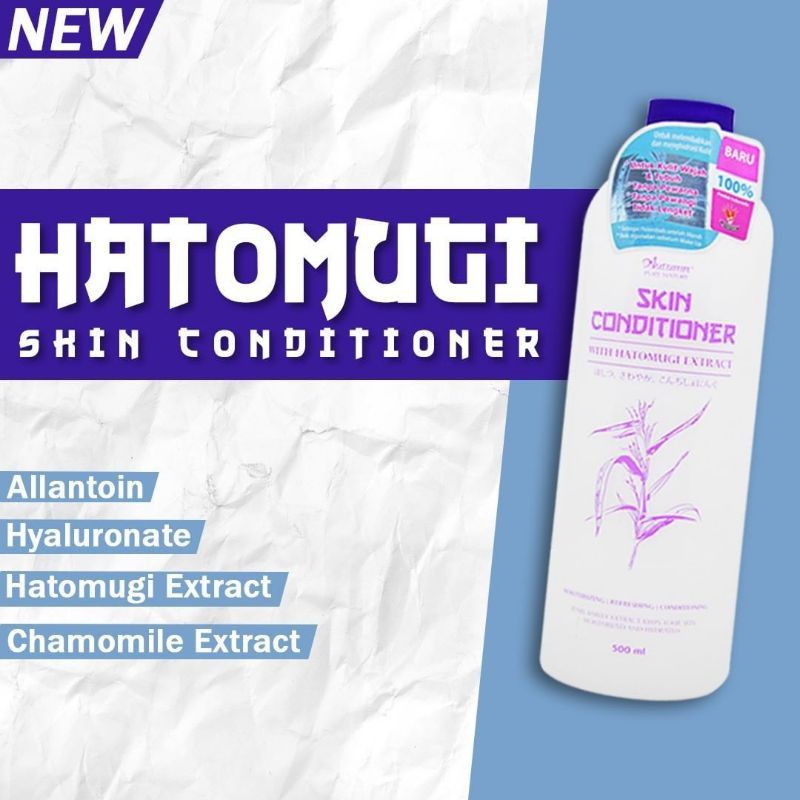 AUTUMN SKIN CONDITIONER WITH HATOMUGI EXTRACT - HATOMUGI TONER 500 ml- TONER JEPANG HATOMUGI