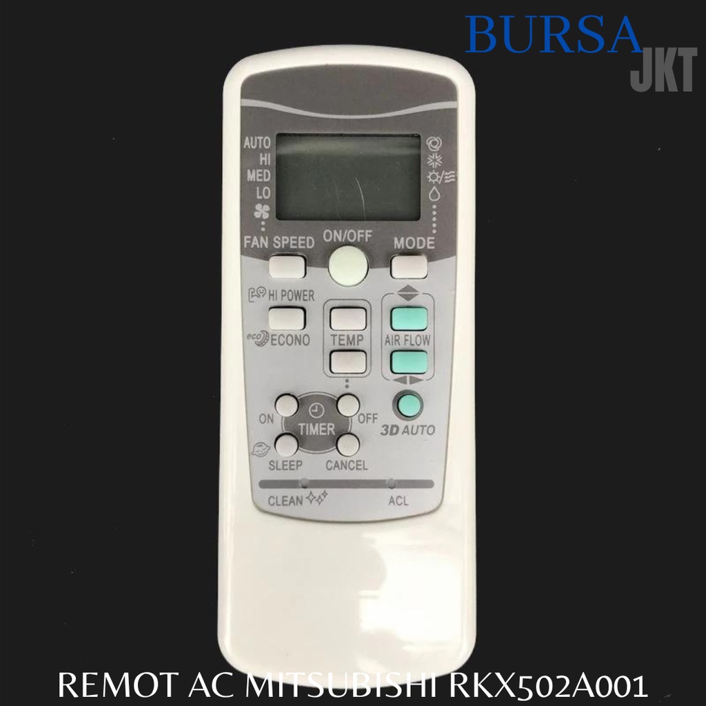 REMOTE AC MITSUBISHI RKW502A200A SRK25QA SPLIT INVERTER