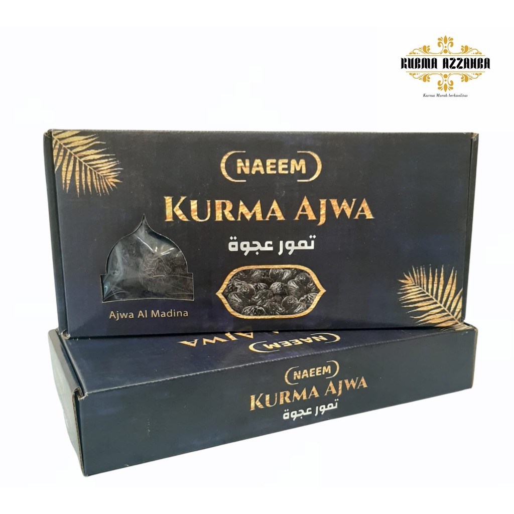 Kurma Ajwa 500gram Madinah Aliyah Box