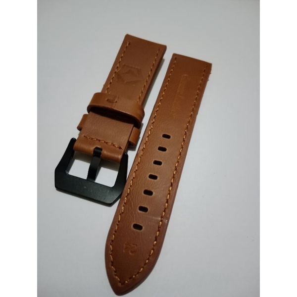 Tali jam tangan expediton kulit hitam coklat strap tali jam tangan kulit 18,20,22,24mm 02