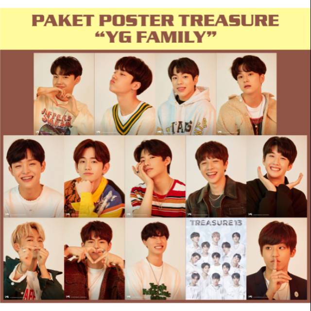 YG TREASURE BOX POSTER SET