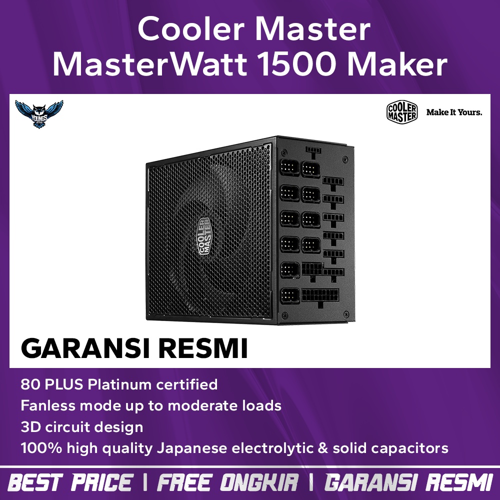 PSU Cooler MasterMasterWatt 1500 Maker | Modular Power Supply 1500W