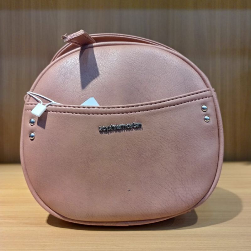 tas selempang wanita sophie martin heonna dusty pink bag