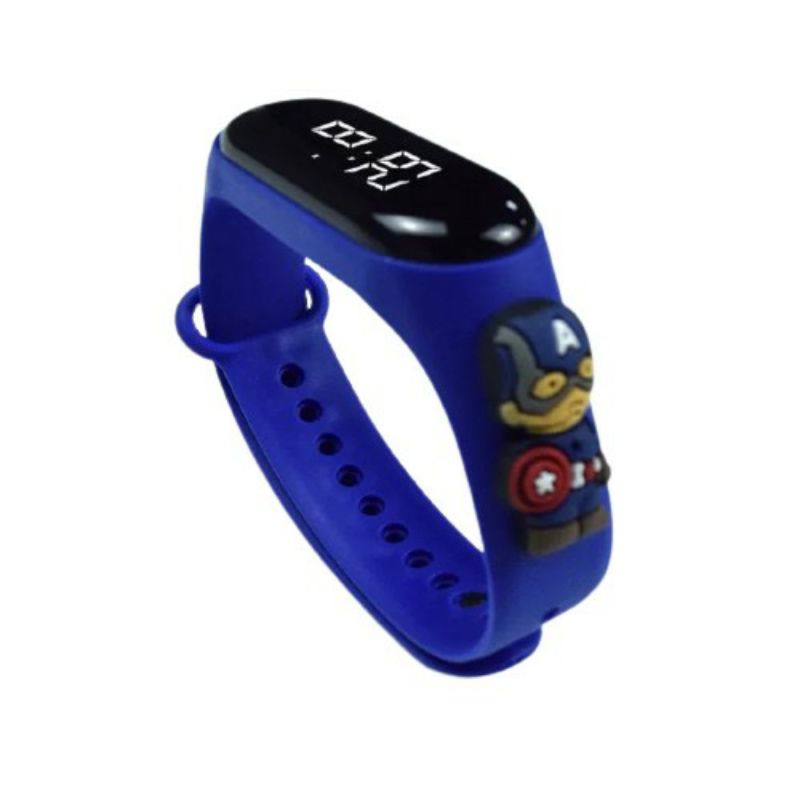 Jam Tangan Anak Elektronik LED Motif Kartun Keren | Watch for Kids