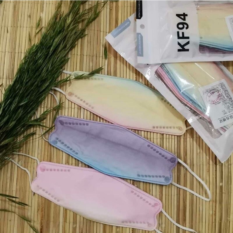 masker KF94 Warna pastel unicorn isi 10 pc
