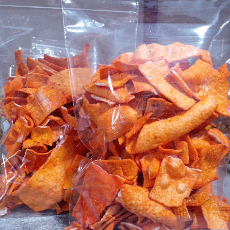 

KERUPUK SELONDOK SINGKONG RASA PEDAS BALADO BERAT 500Gram