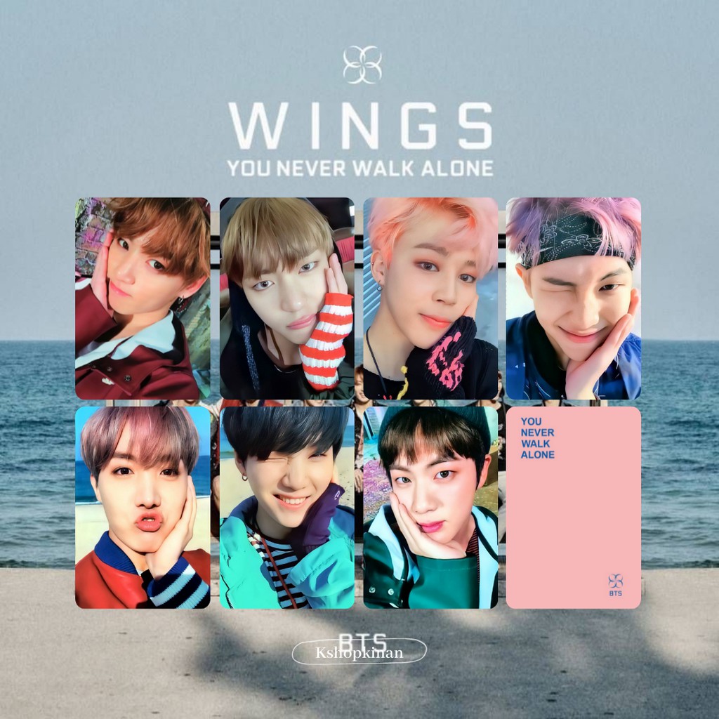 Jual Photocard Bts You Never Walk Alone Wings Unofficial Photocard Bts Indonesia Shopee Indonesia