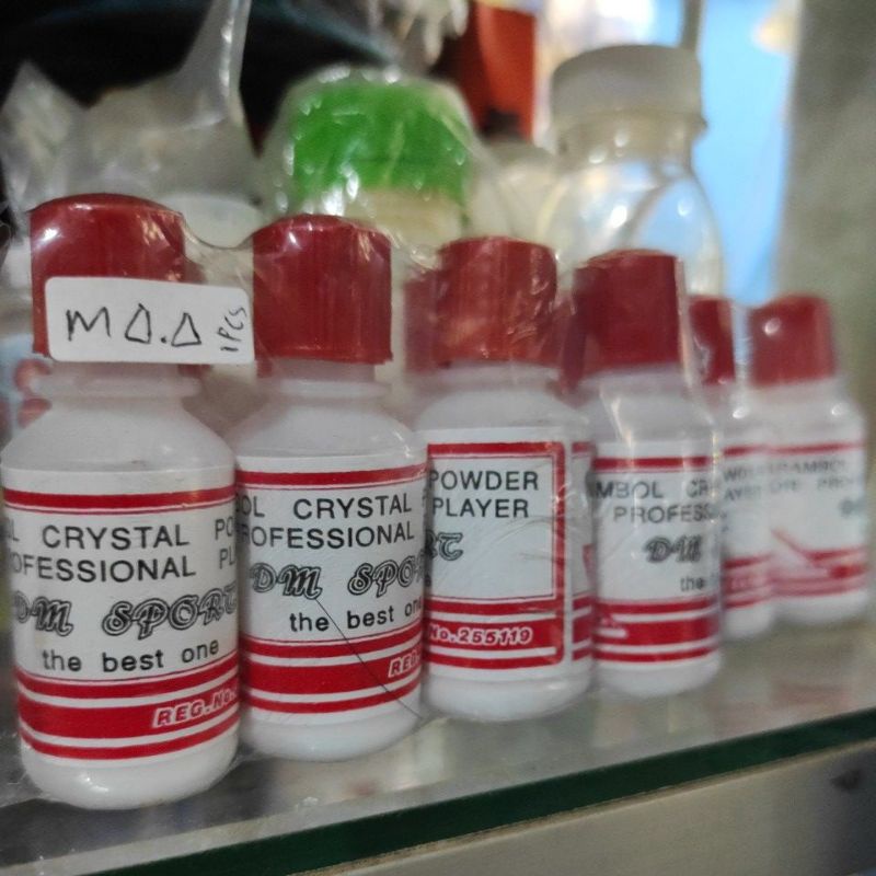 Bedak kristal/Crystal pelicin meja karambol bisa COD