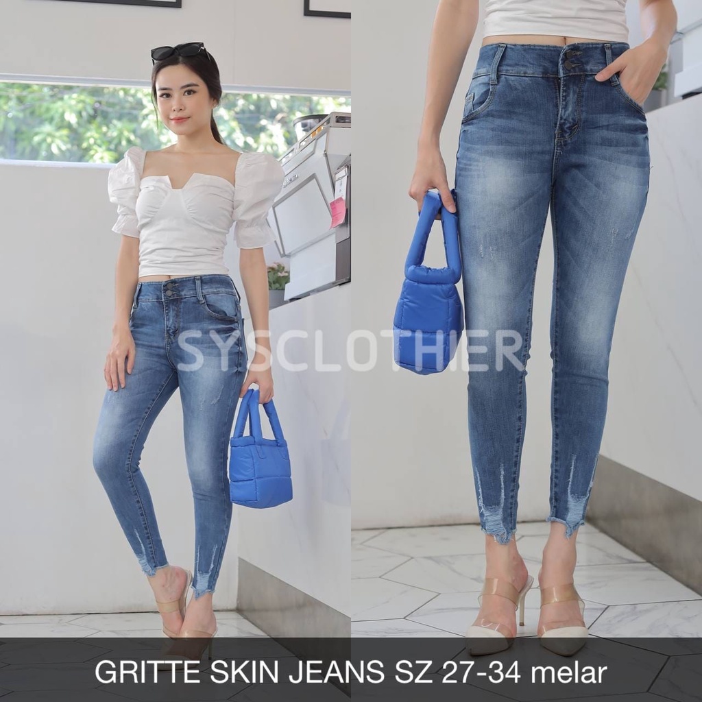 CELANA JEANS WANITA GRITTE SKIN JEANS