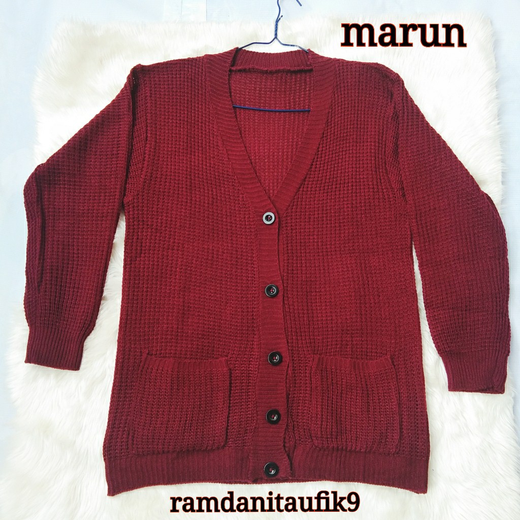 Cardi Rajut oversize - Nakara Cardigan Rajut Premium  - Cardi Rajut oversize - kardigan crop 7 gate.-MARISA MARUN