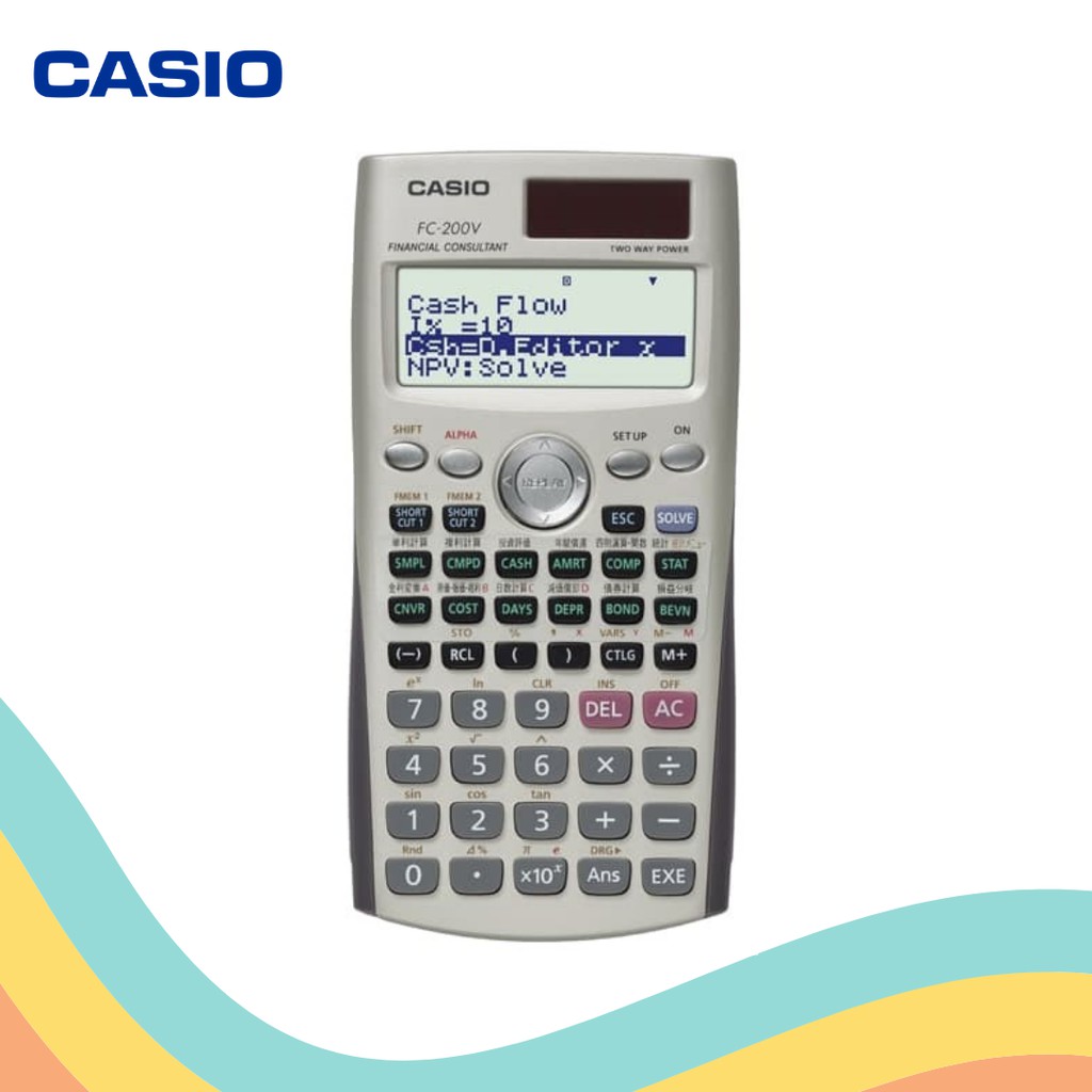 

KALKULATOR CASIO FC-200V (1 PCS)