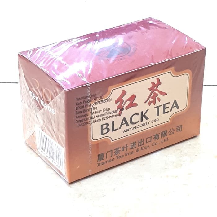 Black Tea Sea Dyke Brand Chinese Tea 40gr Teh Hitam Tea Bag / Teh Celup Asli China