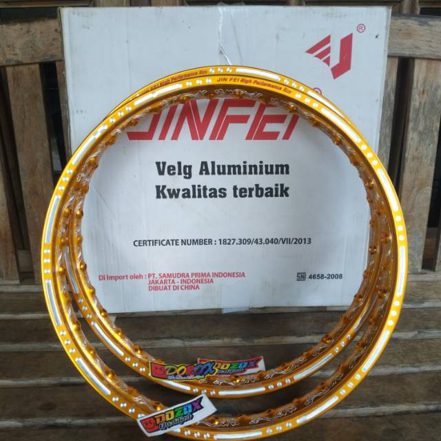 Velg Jinfei Ukir Sloot Free ongkir jawa