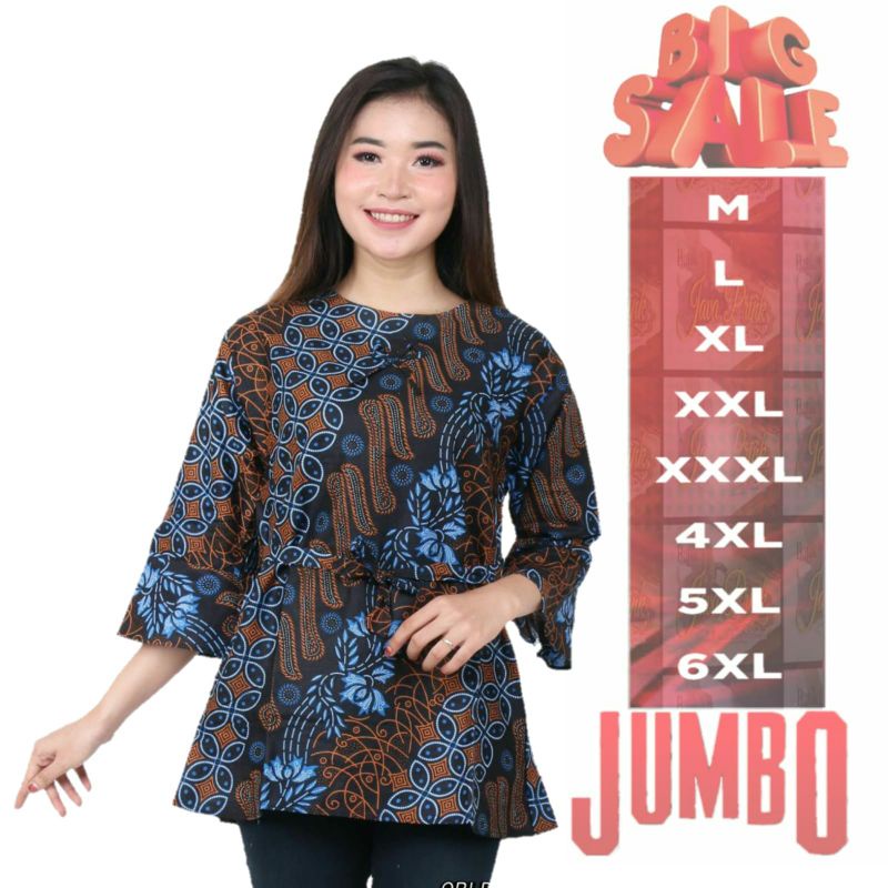 Batik jumbo BIG SIZE JUMBO XXL XXXL 3L 4L 5L MURAH BATIK JUMBO COUPLE 