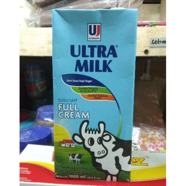 

Susu UHT Ultramilk full Cream @1000 ml / 1 liter