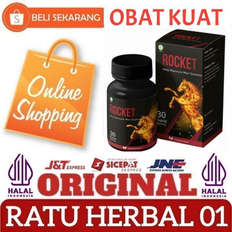 ROCKET OBAT KUAT STAMINA PRIA TAHAN LAMA ASLI BPOM