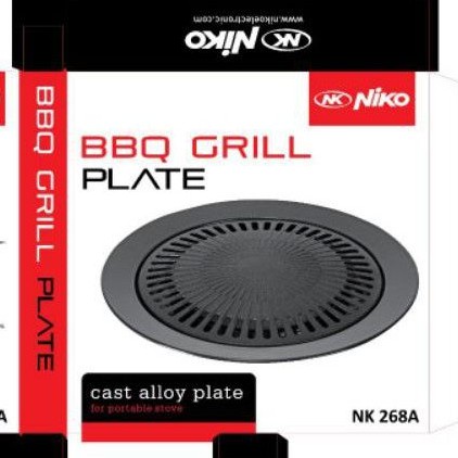 Niko NK 268A 268 BBQ ORI Grill Hot Plate Panggang Alat Pemanggang Tahan Panas COD Anti Lengket Murah