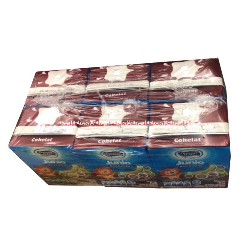 Frisian Flag Junio Rasa Coklat isi 6pcs Uht Kid Susu Bendera anak Rasa Cokelat Isi 6 Frisianflag Junior FF Kids Milk