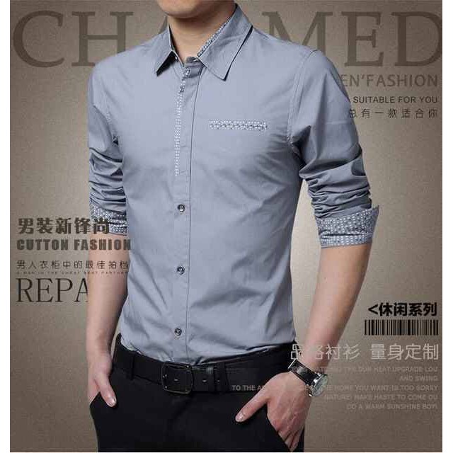 KEMEJAPRIA KASUAL KEMEJAKANTORAN 2928NX FORTKLASS HEM BOYI MAN KEMEJA PR W WK351 Hem dave silver OT