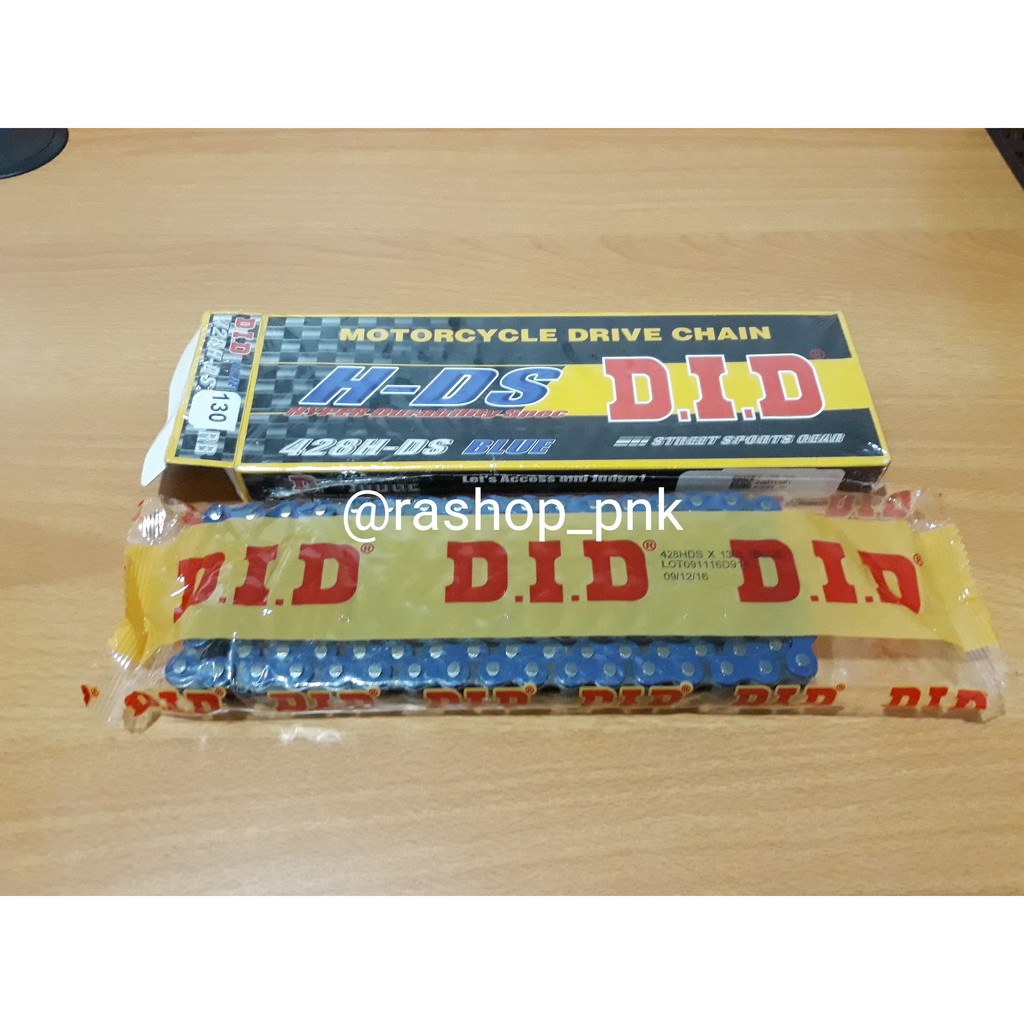 Rantai DID 428HDS-130L Biru
