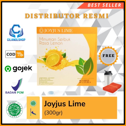 Joyjus Slim Lime Fiber 300gr 15 Sachet Pelangsing Herbal Collagen Diet