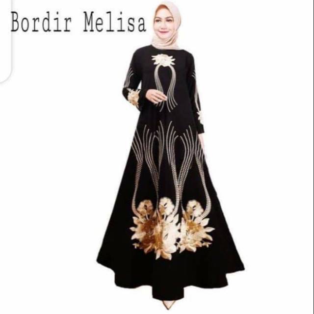 Abaya bordir Abaya hitam Abaya Arab gamis Abaya Turkey Gamis Abaya Bordir gamis Abaya hitam