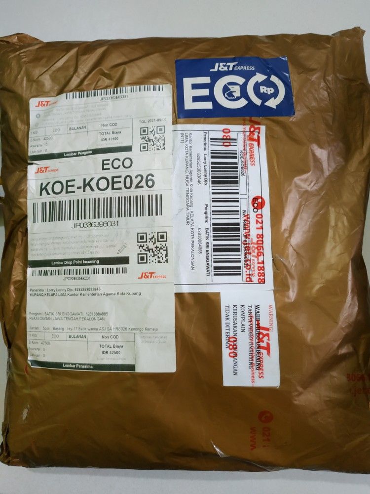 Tey-17 Batik Wanita Asj Sa Hrb026 Kenongo Kemeja Tosca Pendek