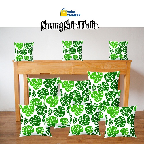 Jual Sarung Bantal Sofa Motif Daun | Shopee Indonesia