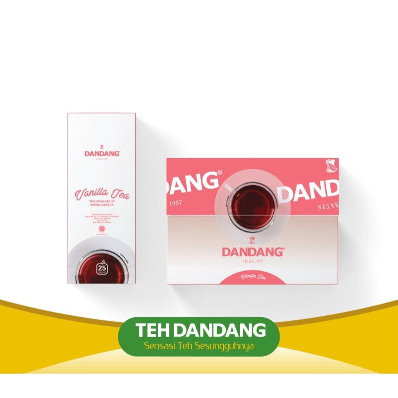 

Promo Khusus Teh Dandang Vanila celup box isi 25 kantong