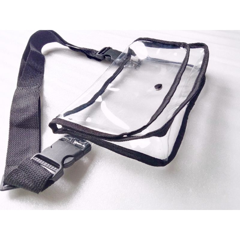 Sling bag transparent crossbody transparant Selempang