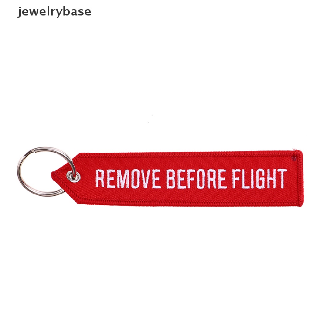 Tali Lanyard Gantungan Kunci Tulisan Remove Before Flight Untuk Kartu Lencana Gym