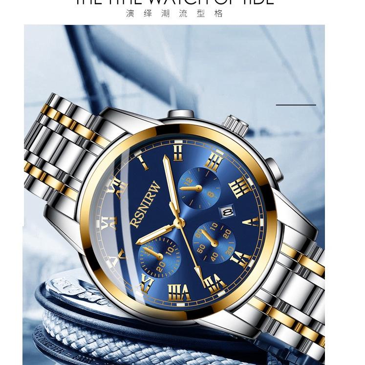 TBT.20Au22c ▪  RSNIRW-Jam Tangan Pria Metal Kode 4006 NI（Free BOX)