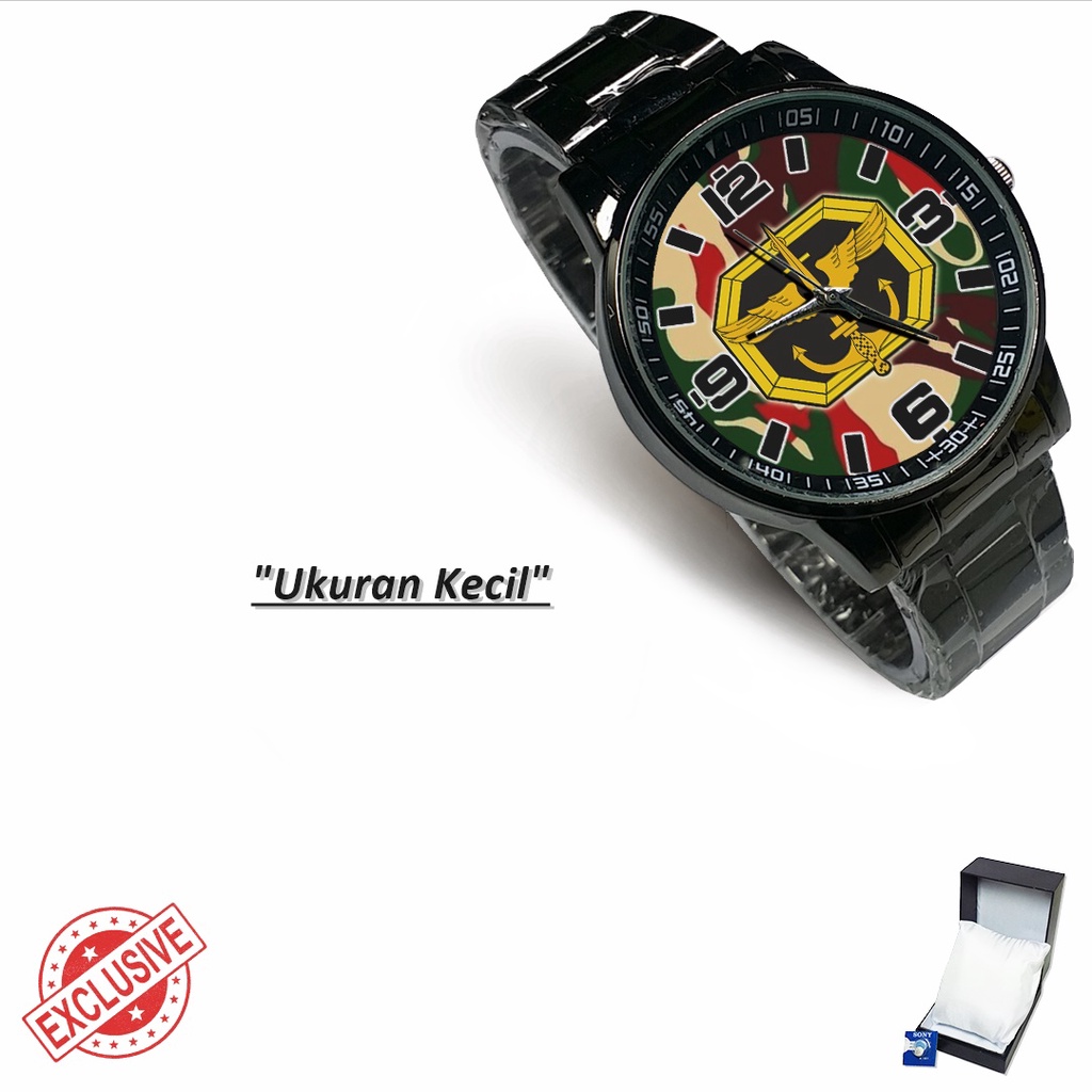 Jam Tangan Rantai Couple TNI KOPASSUS - 1 (Limited Edition)