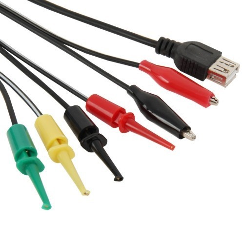 USB Regulator Power Supply Repair Cable for Cell Phone - Black + Red