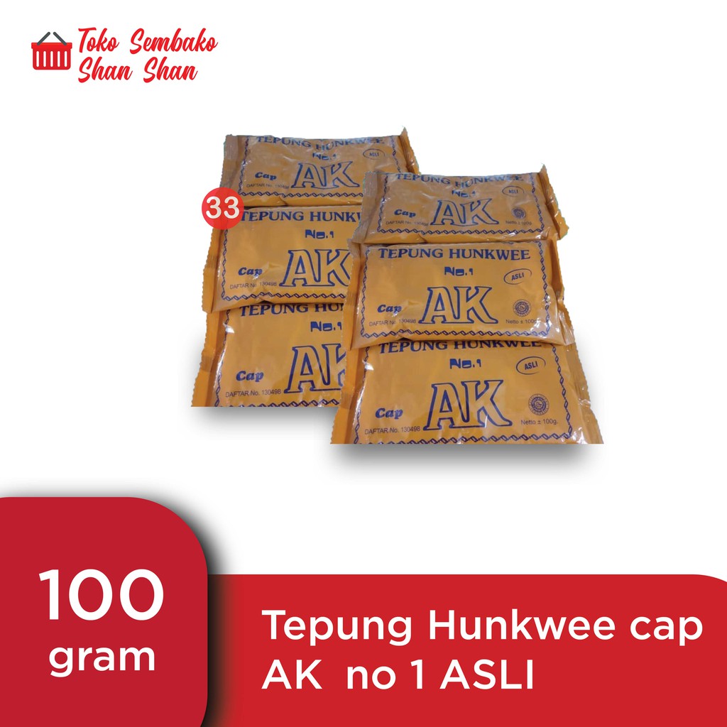 

TEPUNG HUNKWEE CAP AK ASLI 100 GR