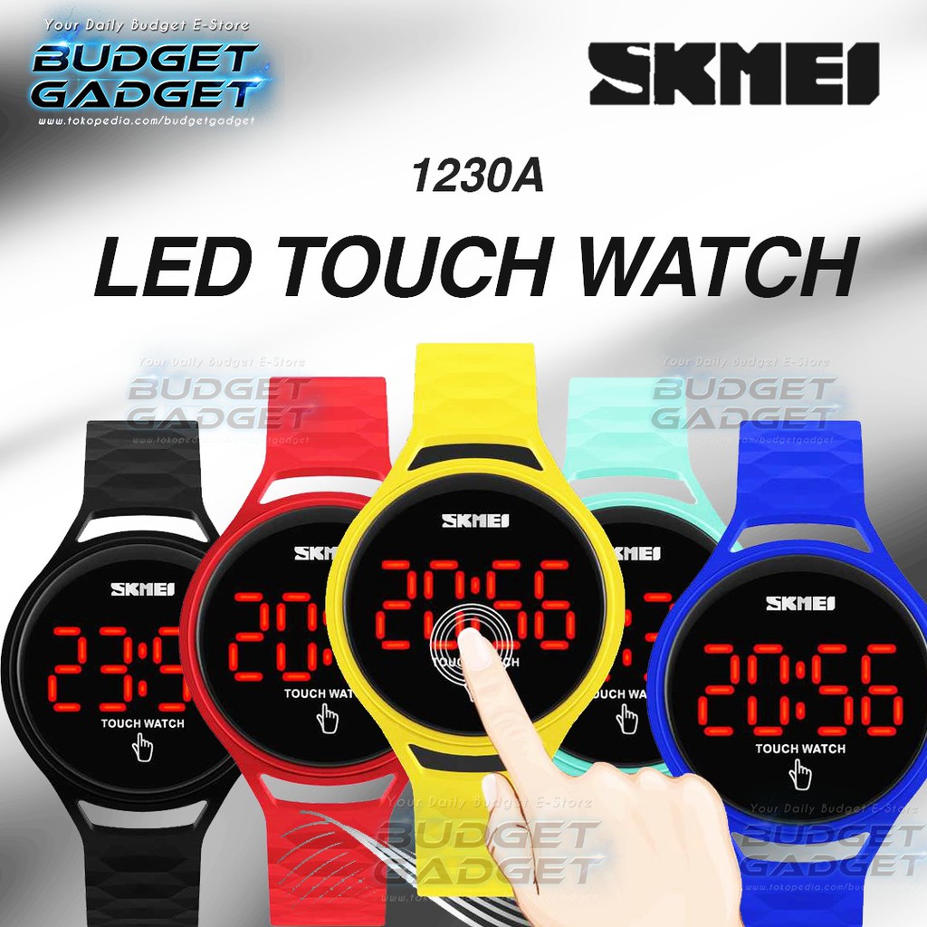 SKMEI Jam Tangan Wanita LED Touch Layar Sentuh Digital 1230A